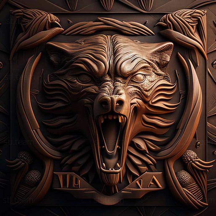3D модель Гра Fear the Wolves (STL)